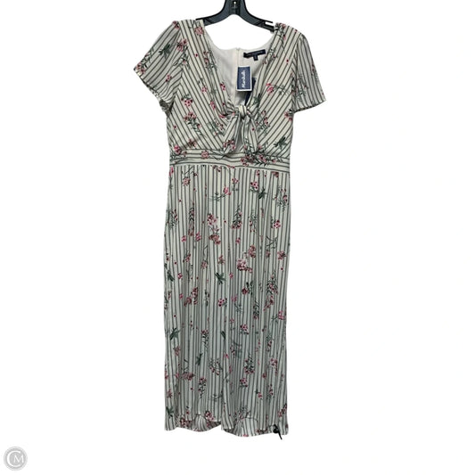Jumpsuit By One Clothing In Grey & White, Size: M