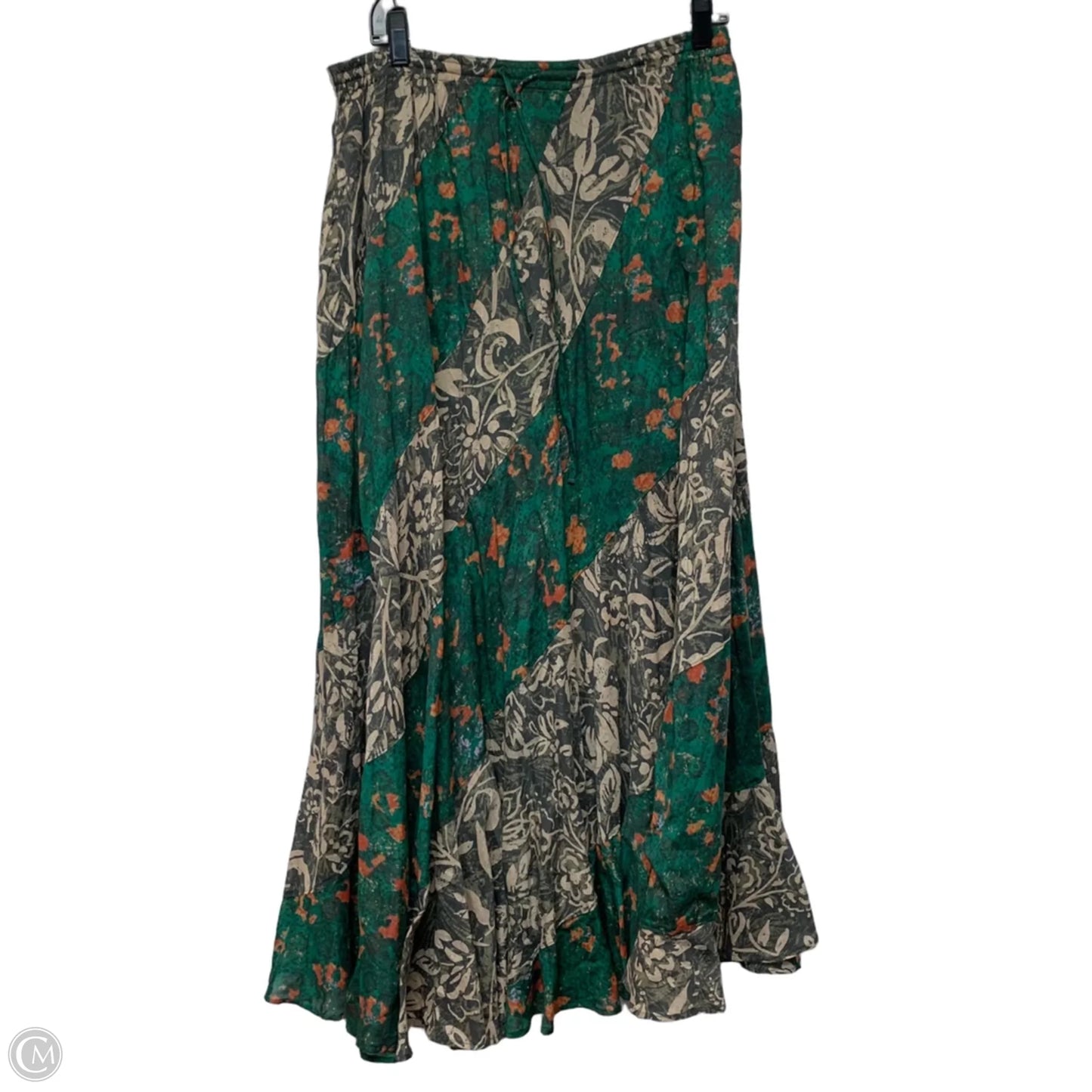Skirt Maxi By Free People In Green, Size: M