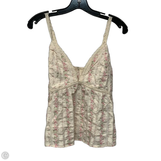 Top Sleeveless By Cider In Cream, Size: Xs