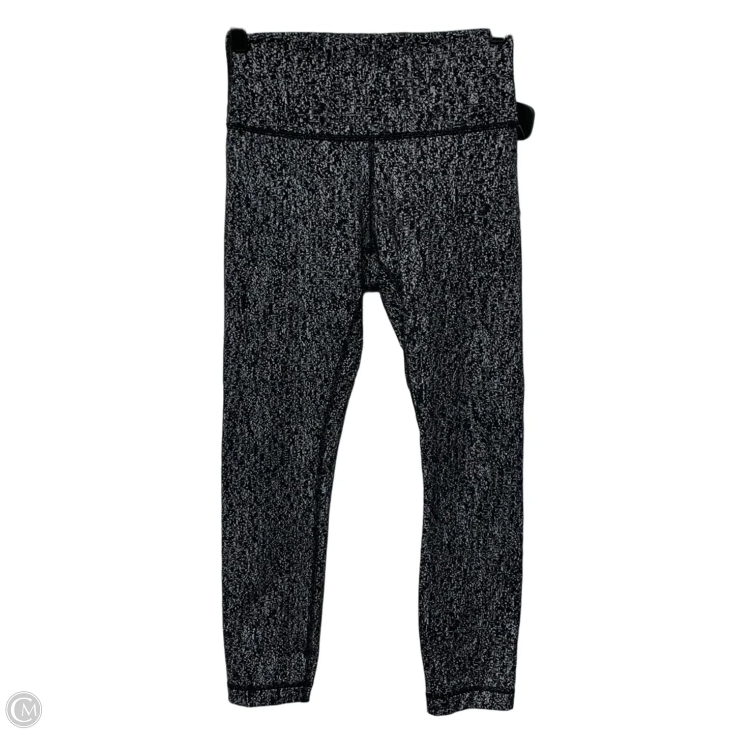 Athletic Leggings By Lululemon In Black & White, Size: S