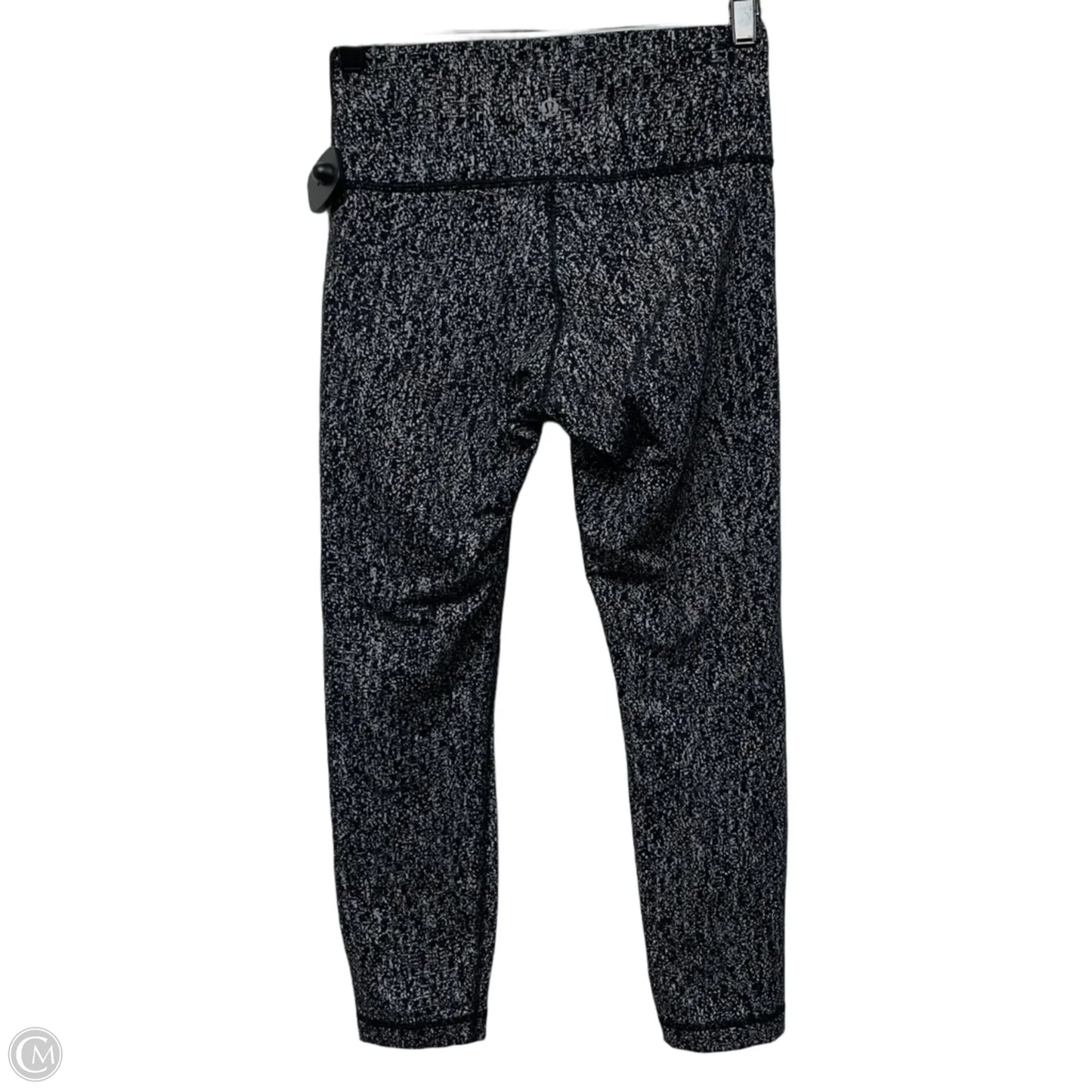 Athletic Leggings By Lululemon In Black & White, Size: S