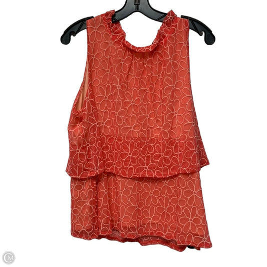 Top Sleeveless By Sunday In Brooklyn In Coral, Size: L
