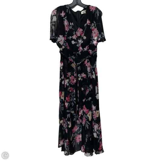Dress Casual Maxi By Eliza J In Black & Purple, Size: M