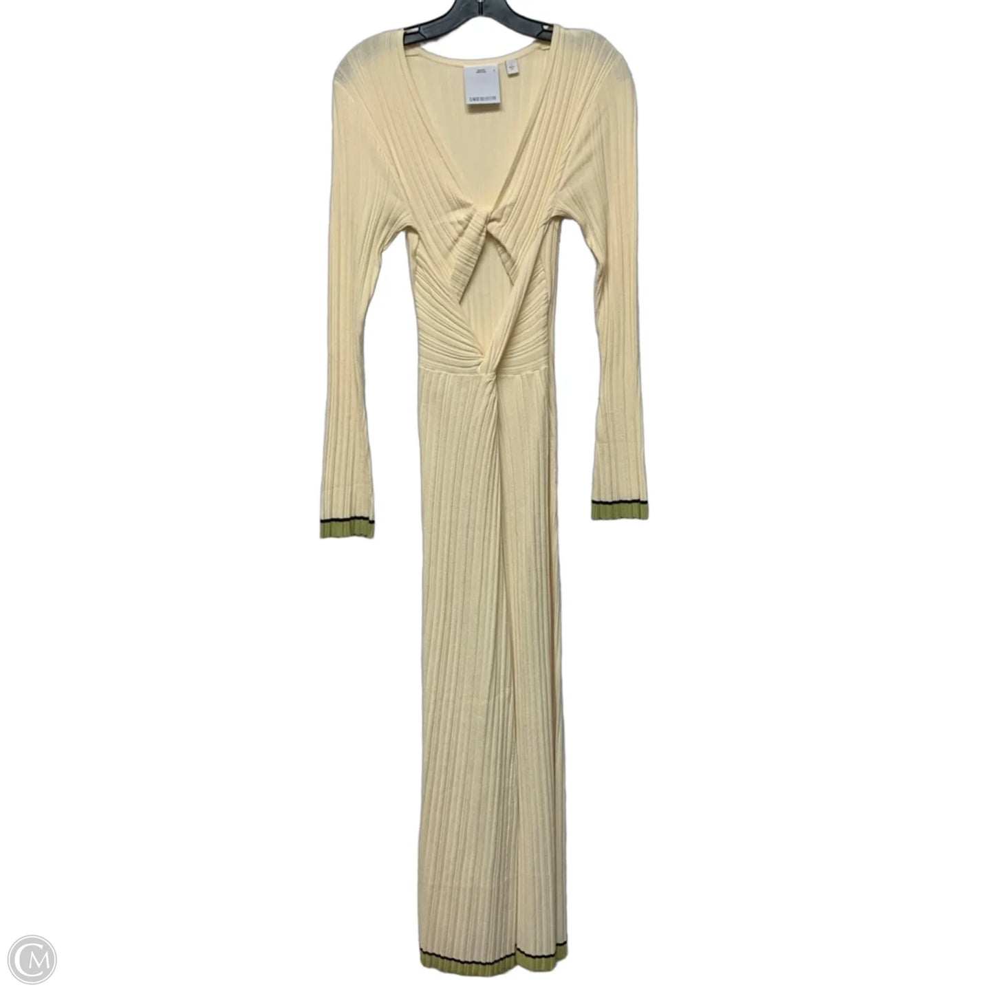 Dress Casual Maxi By C/Meo Collective In Yellow, Size: S