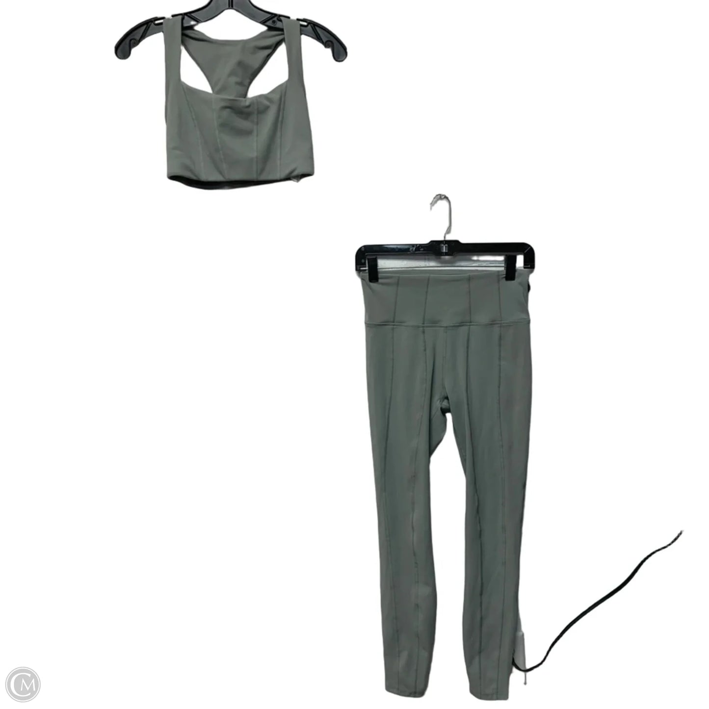 Athletic Pants 2pc By L Space In Grey, Size: S
