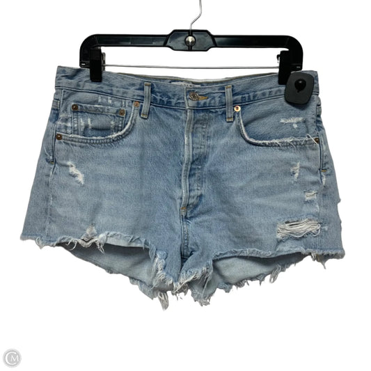 Shorts Designer By Agolde In Blue Denim, Size: 8