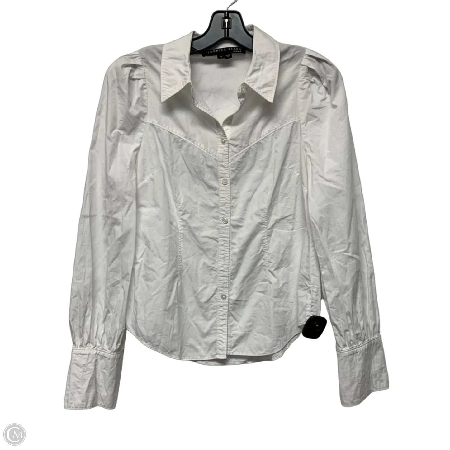 Top Long Sleeve By Veronica Beard In White, Size: Xs