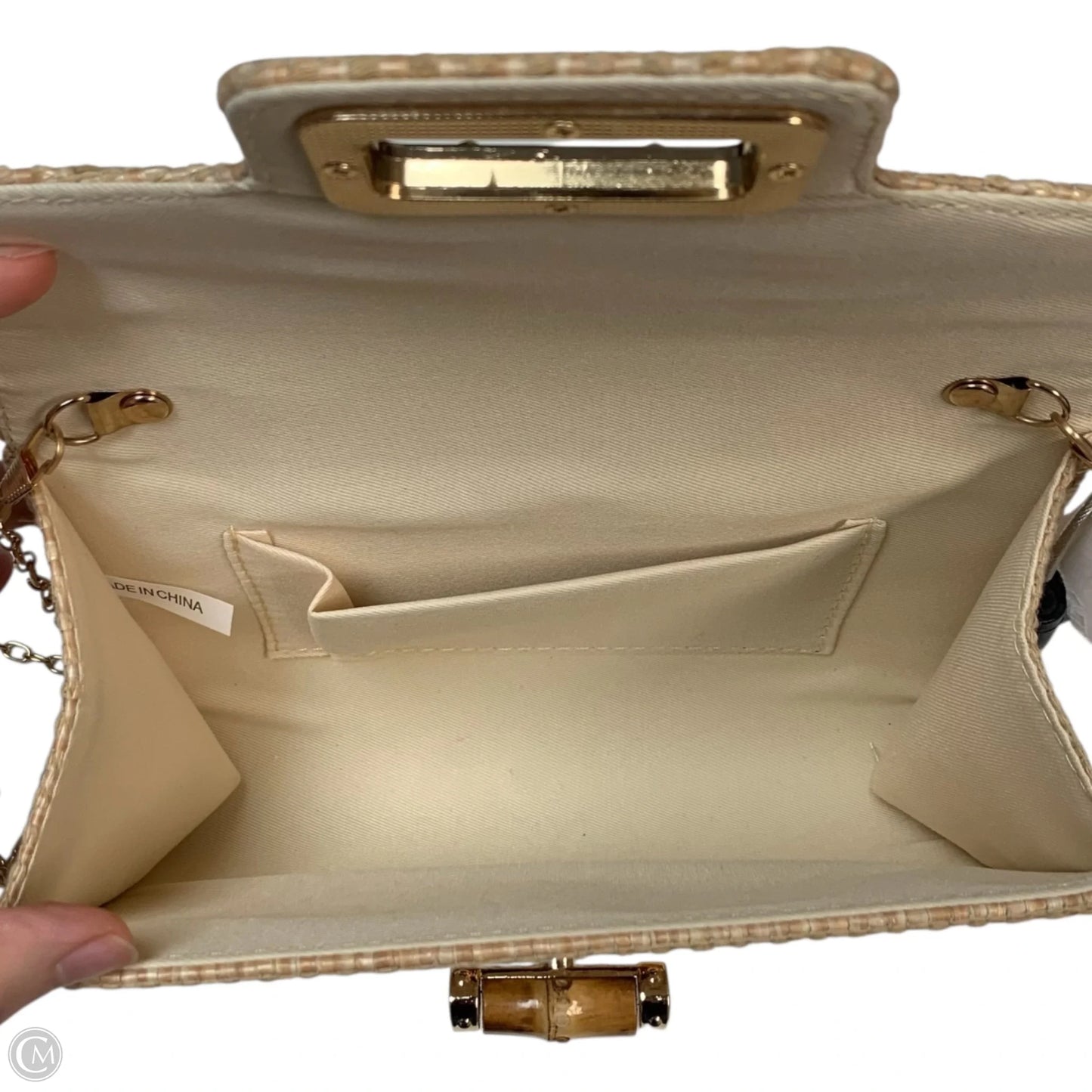 Crossbody in Tan, Size: Small