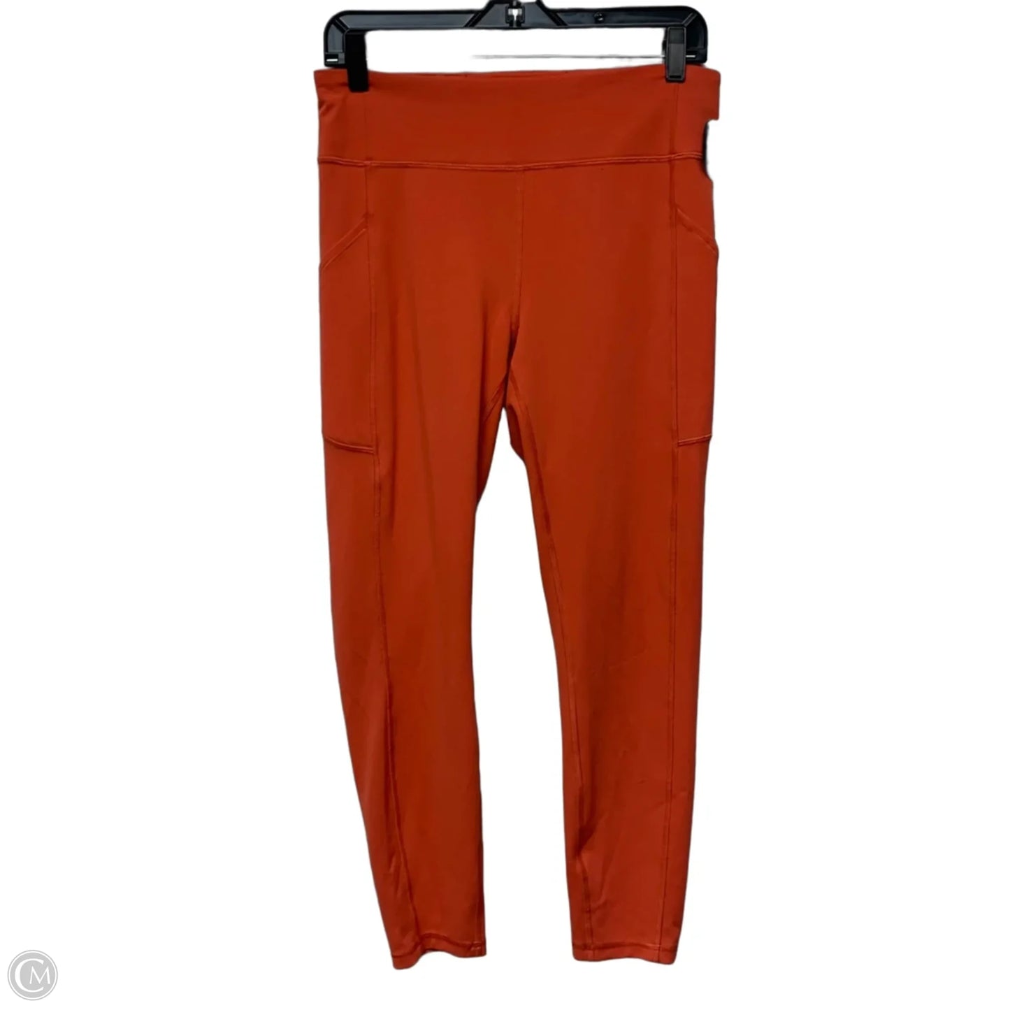 Athletic Leggings By Lululemon In Orange, Size: M