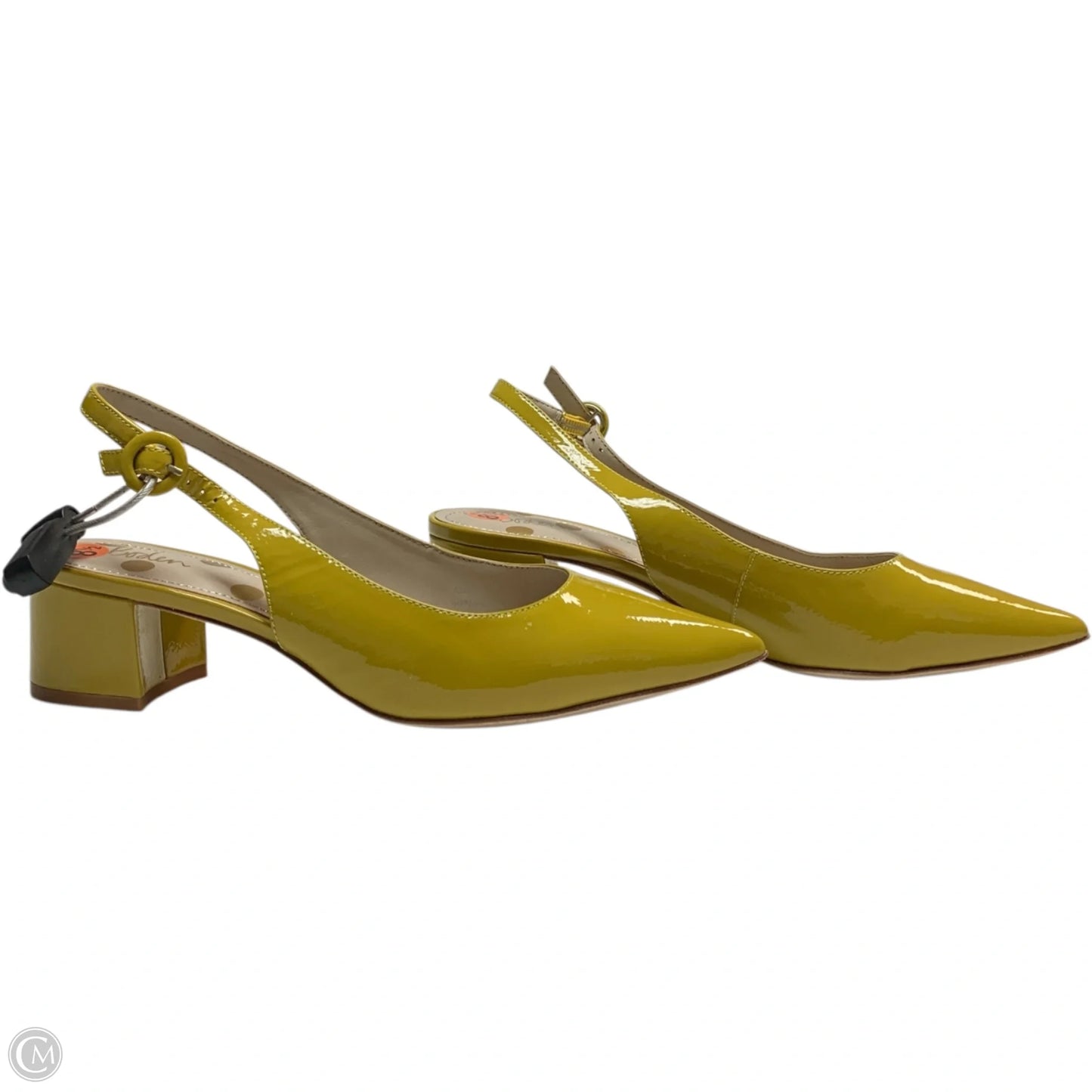 Shoes Heels Block By Boden In Yellow, Size: 8.5