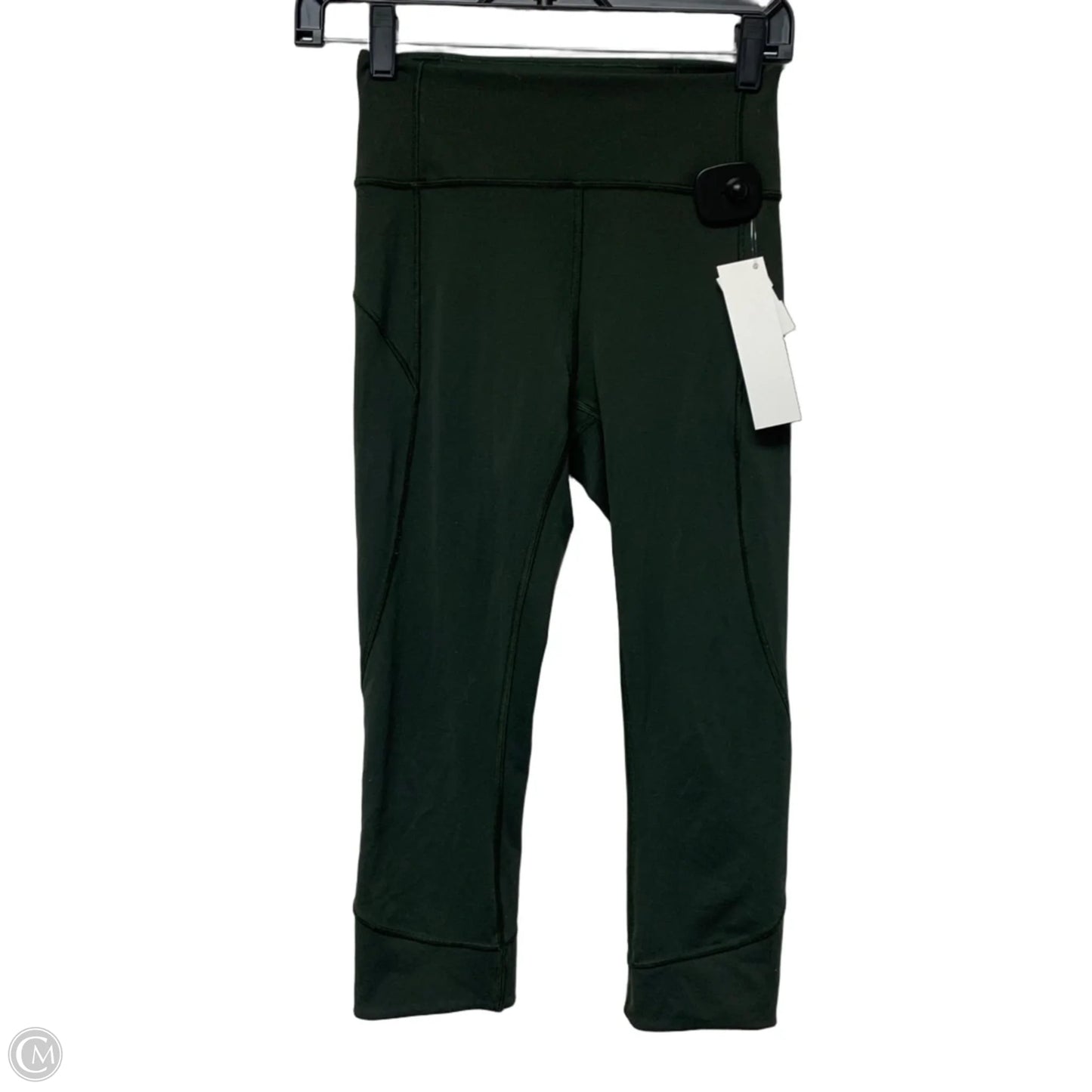 Athletic Leggings Capris By Lululemon In Green, Size: S