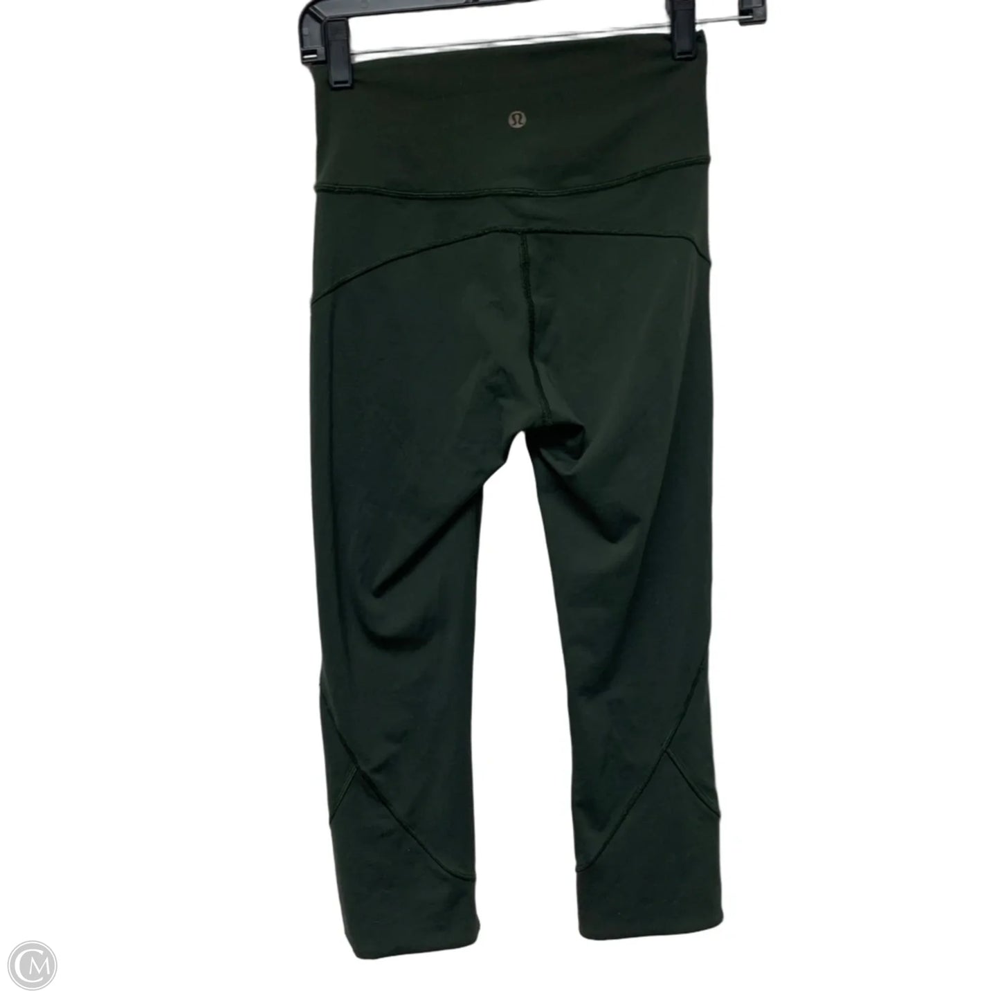 Athletic Leggings Capris By Lululemon In Green, Size: S