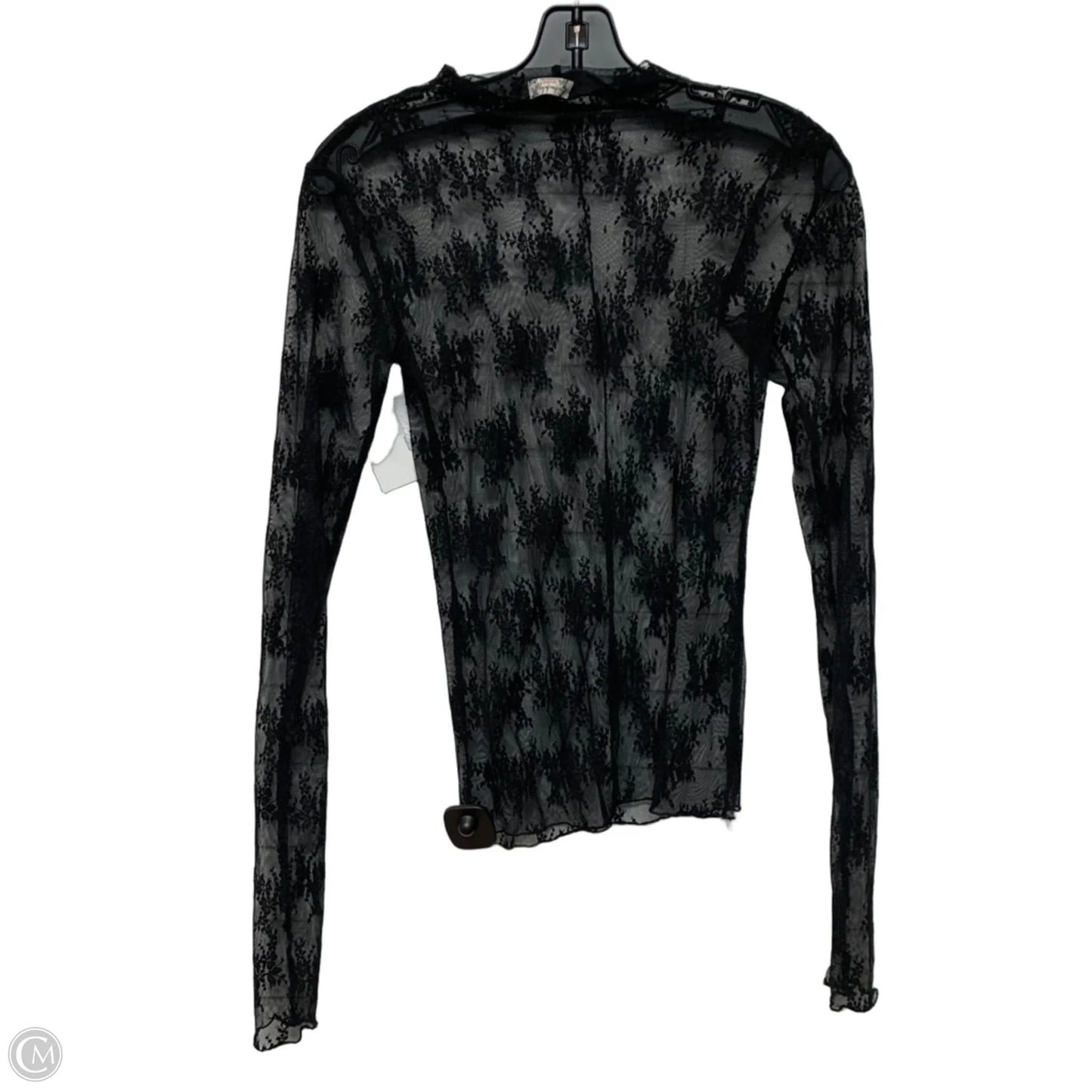 Top Long Sleeve By Free People In Black, Size: S