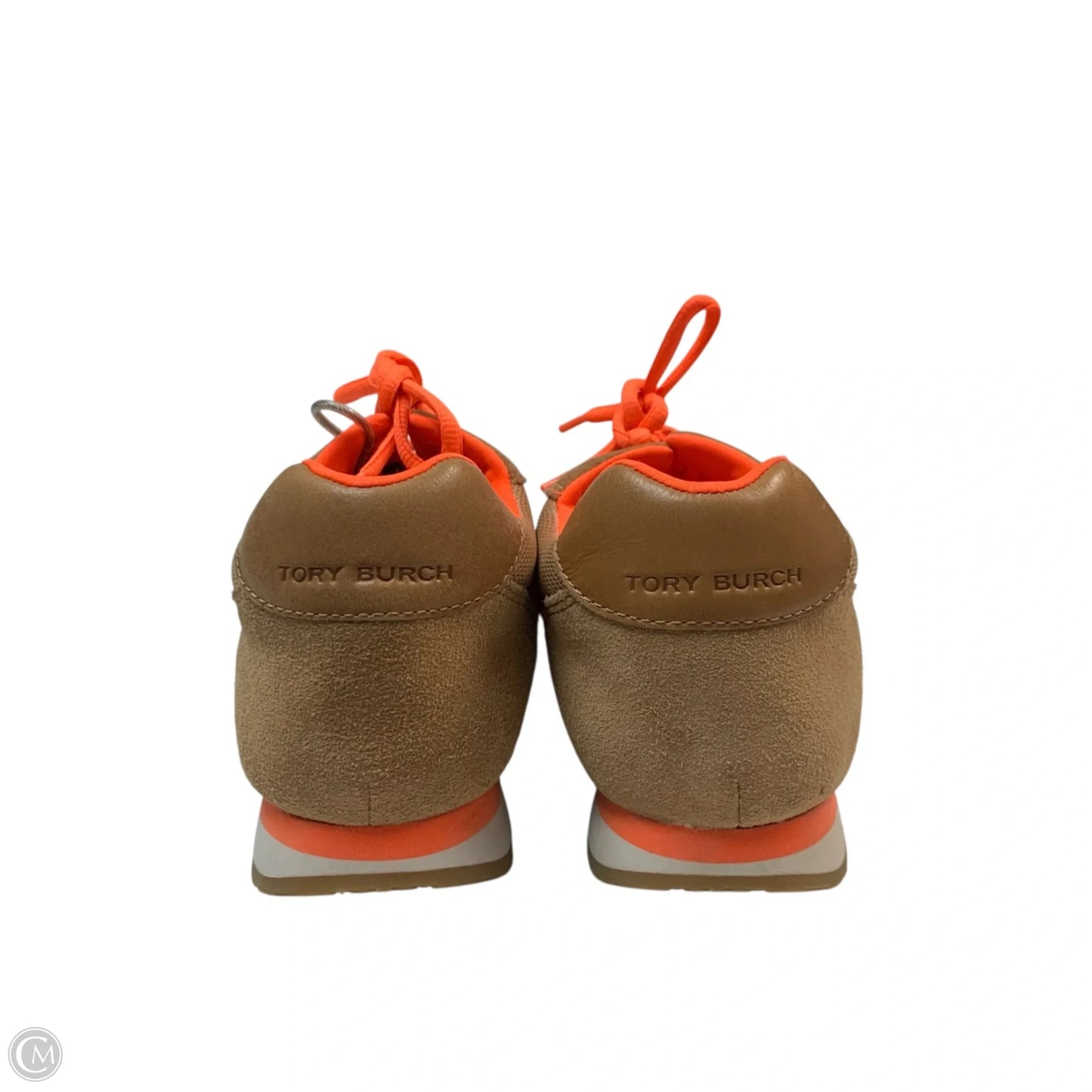 Shoes Designer By Tory Burch In Brown & Orange, Size: 9