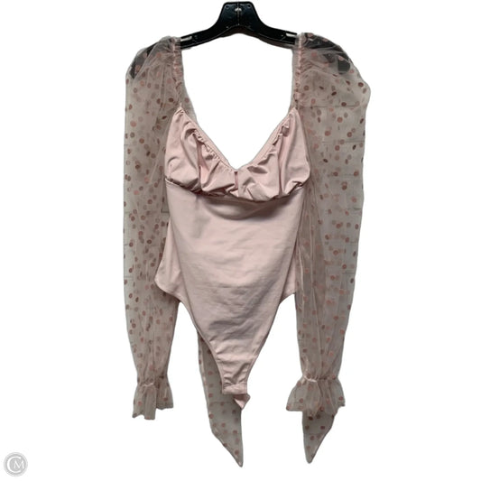 Bodysuit By Free People In Pink, Size: M