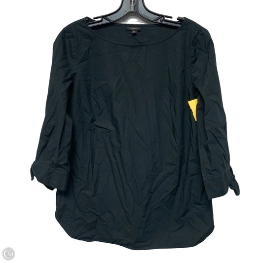 Top 3/4 Sleeve By Talbots In Black, Size: Xs