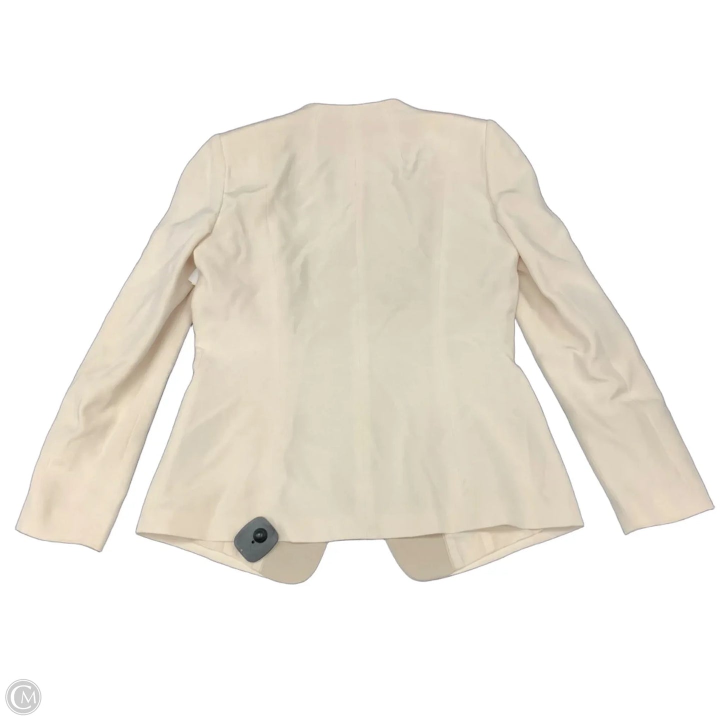Blazer Designer By Lafayette 148 In Cream, Size: Sp
