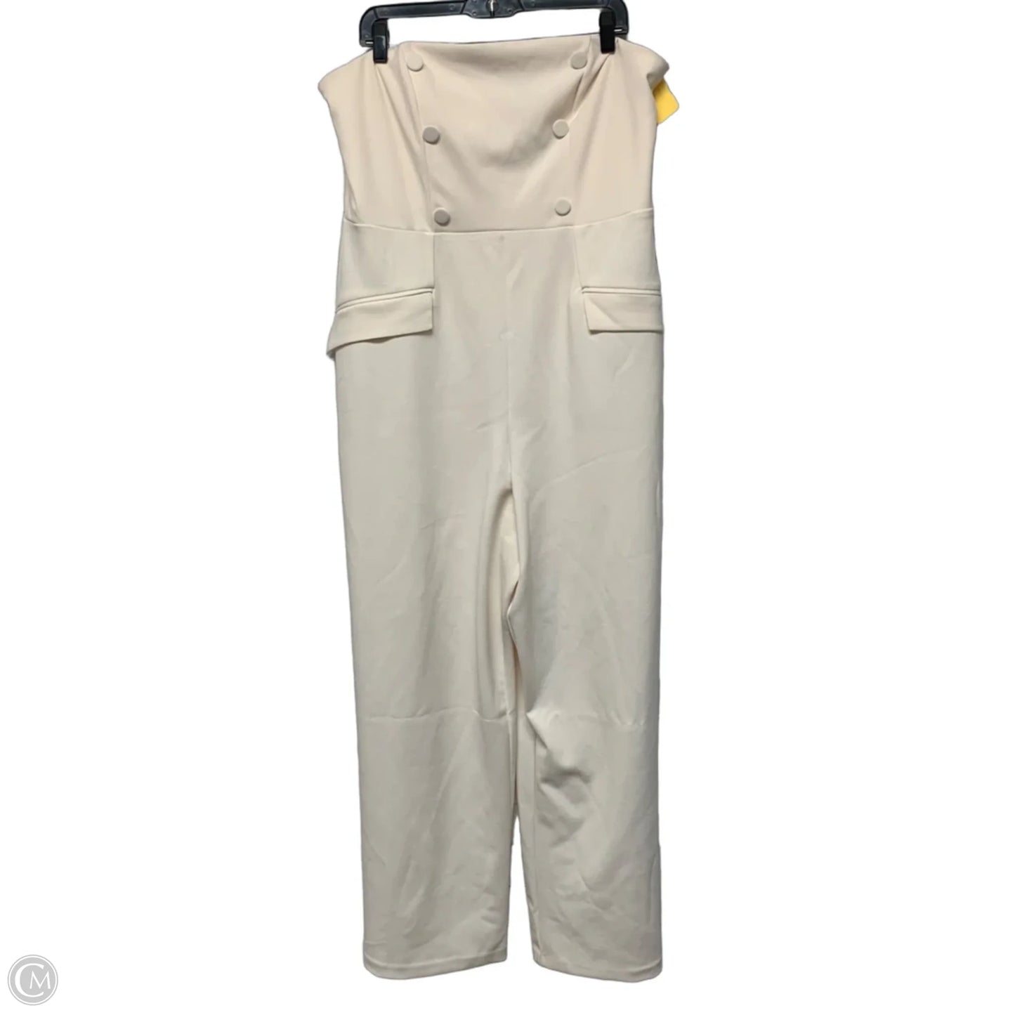 Jumpsuit By Express In Cream, Size: Xl