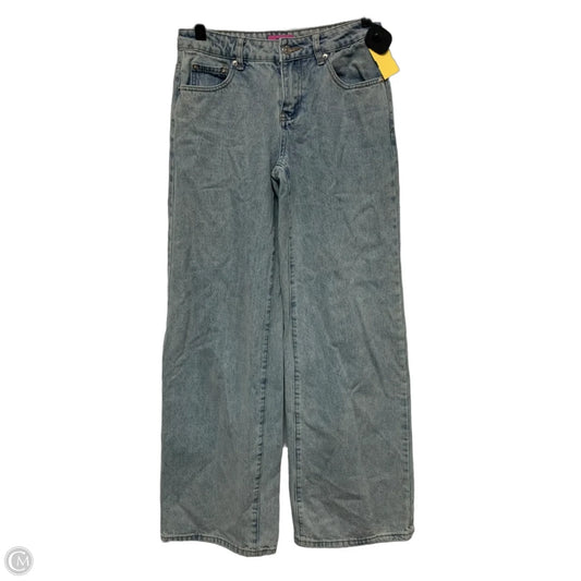 Jeans Boot Cut By Edikted In Blue Denim, Size: Xs