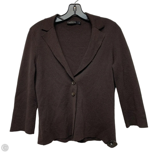 Sweater Cardigan By Limited In Brown, Size: L