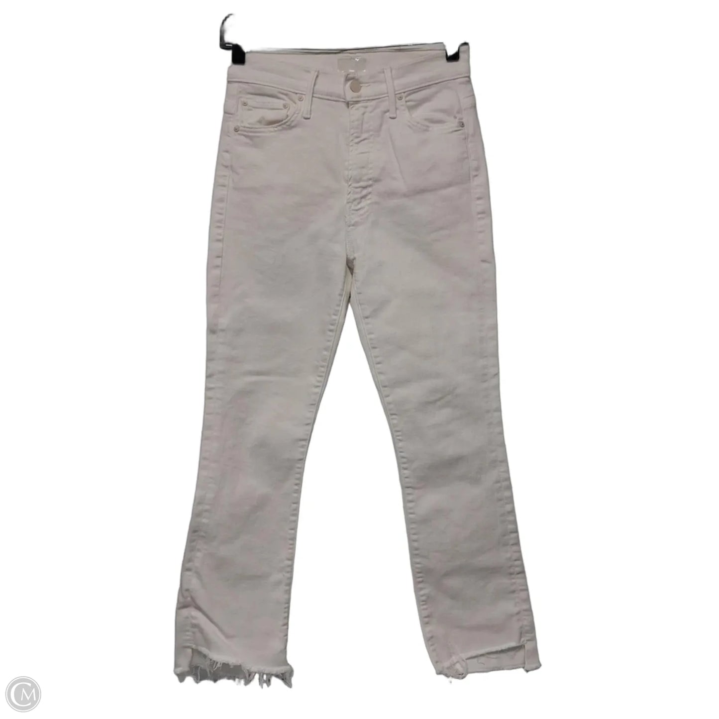Jeans Designer By Mother In White Denim, Size: 2