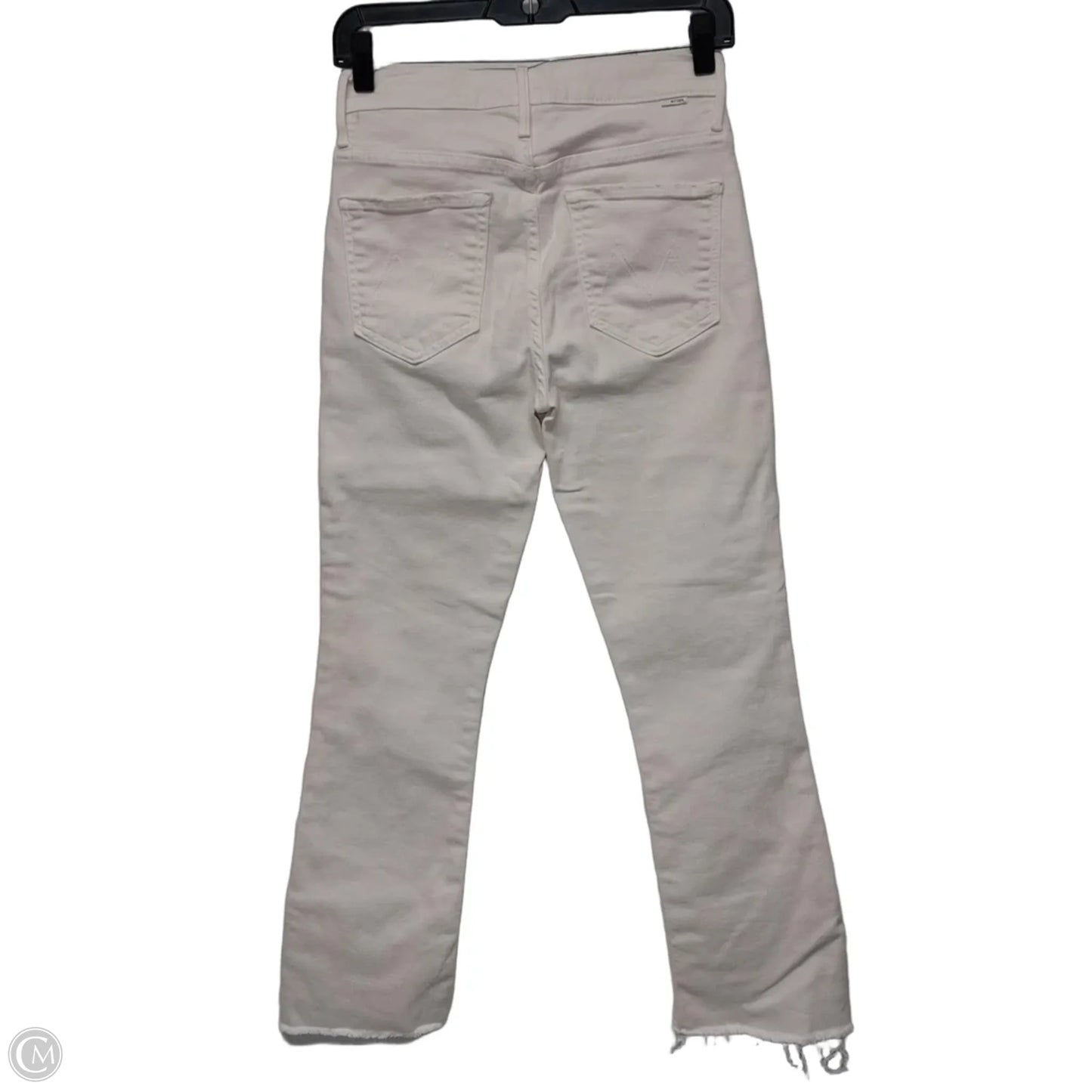 Jeans Designer By Mother In White Denim, Size: 2