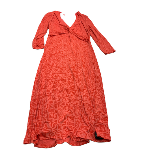 Red  Dress Casual Midi By Nine West  Size: M