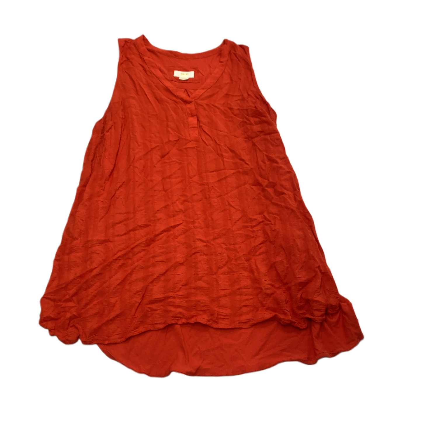 Orange  Top Sleeveless By Maeve  Size: Xl