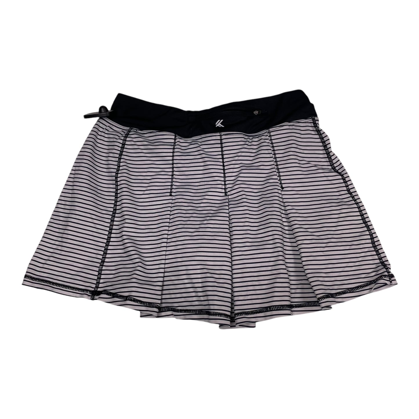 Athletic Skort By Kyodan In Black & White, Size: Xs