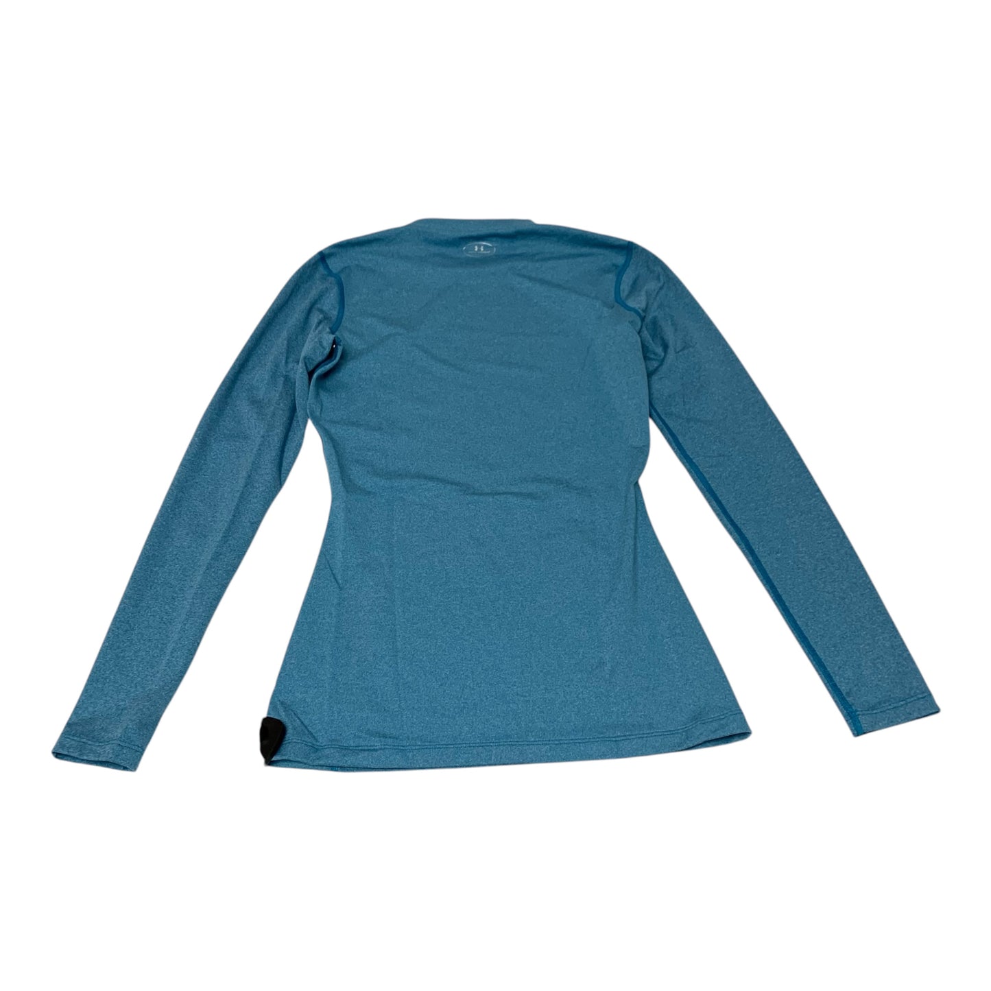 Athletic Top Long Sleeve Crewneck By Under Armour In Blue, Size: S