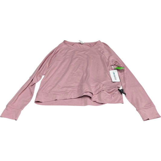 Athletic Top Long Sleeve Crewneck By Marika In Pink, Size: M