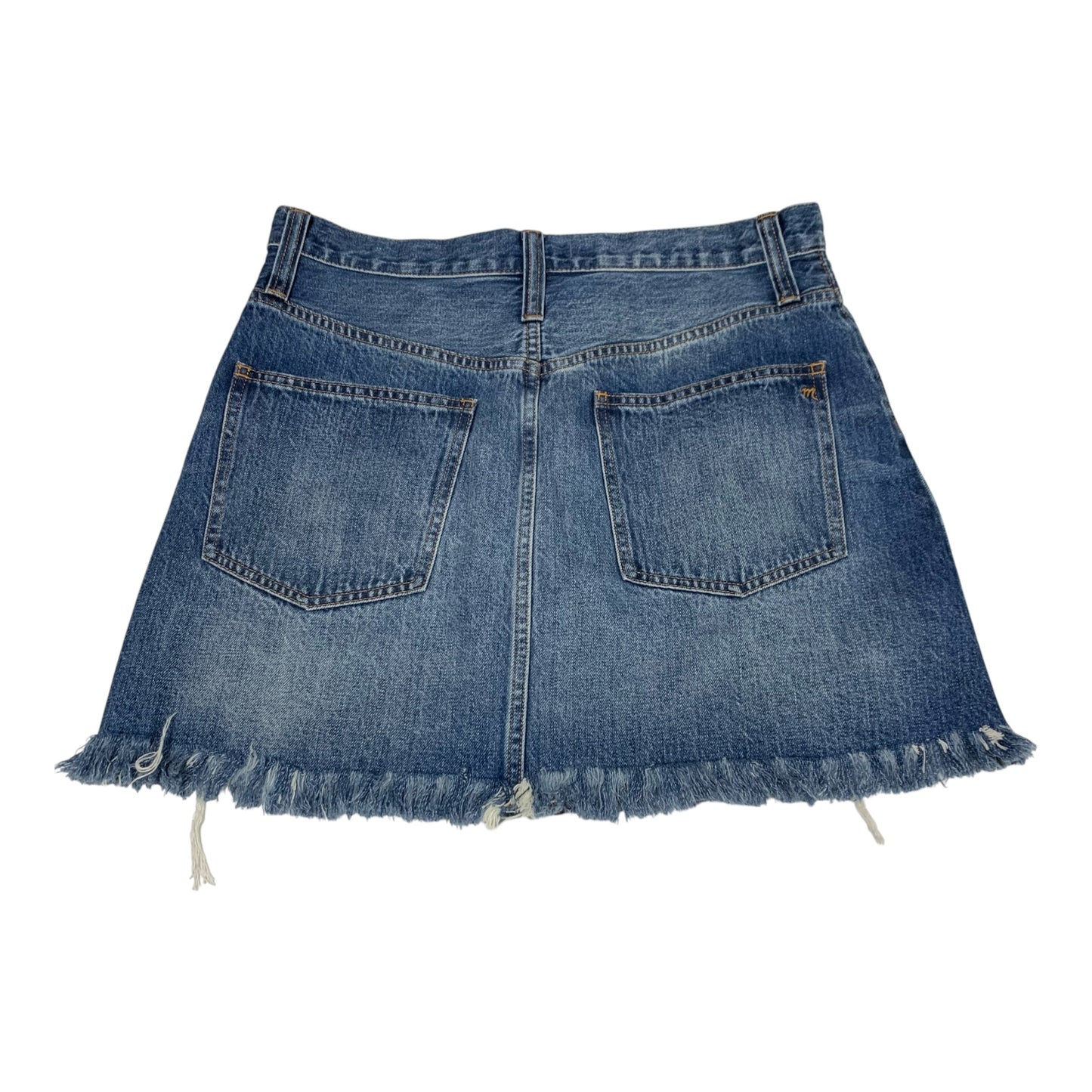 Skirt Mini & Short By Madewell In Blue Denim, Size: 10