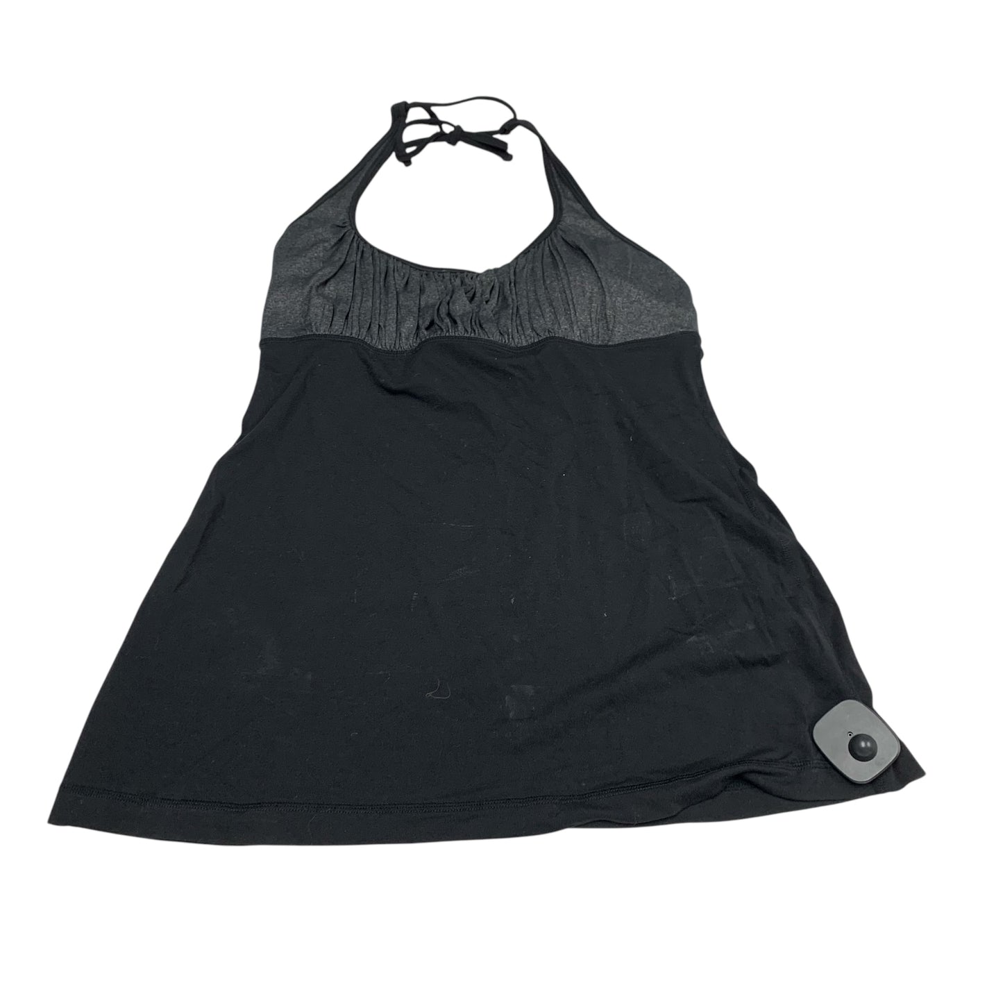 Athletic Tank Top By Lululemon In Black & Grey, Size: M