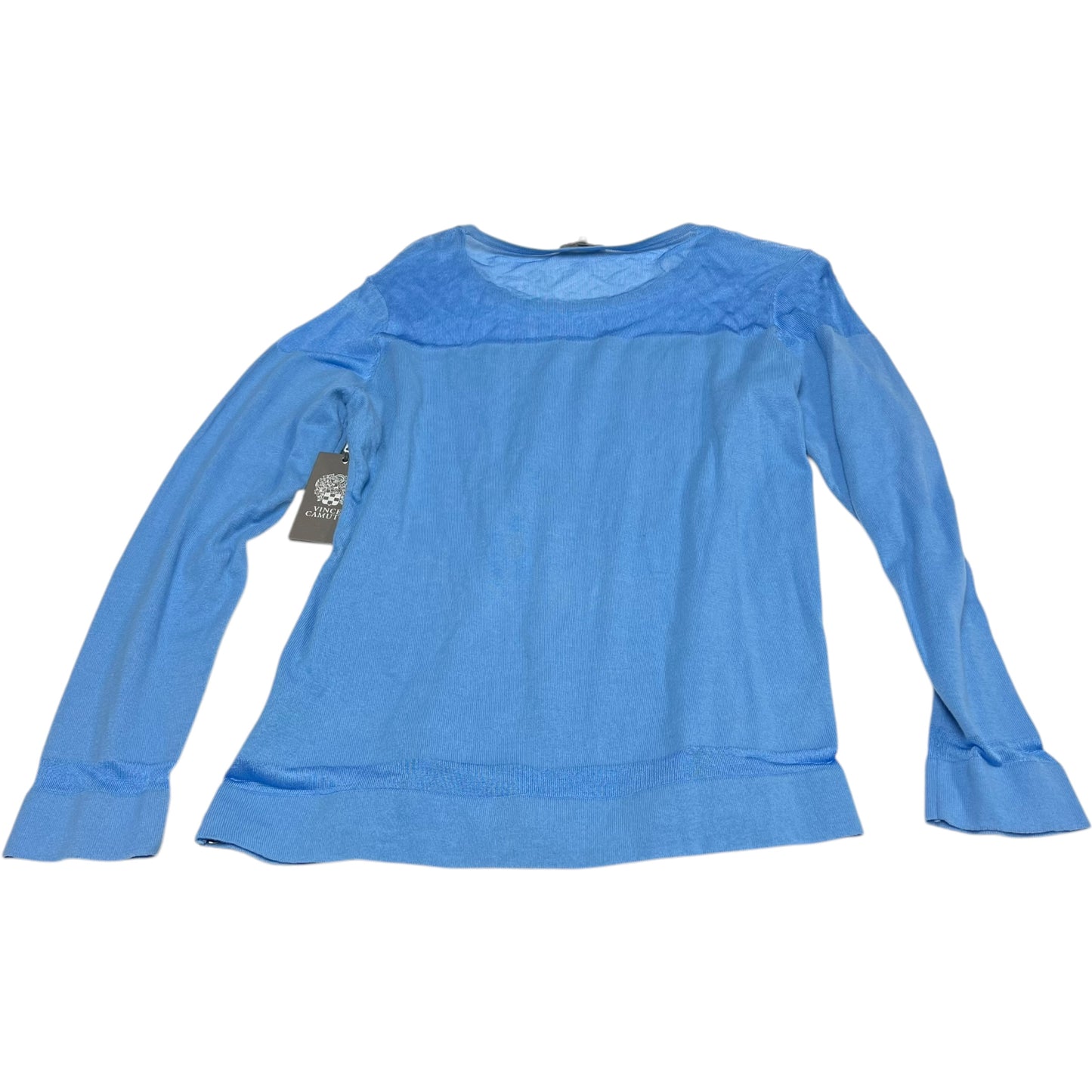 Top Long Sleeve By Vince Camuto In Blue, Size: M