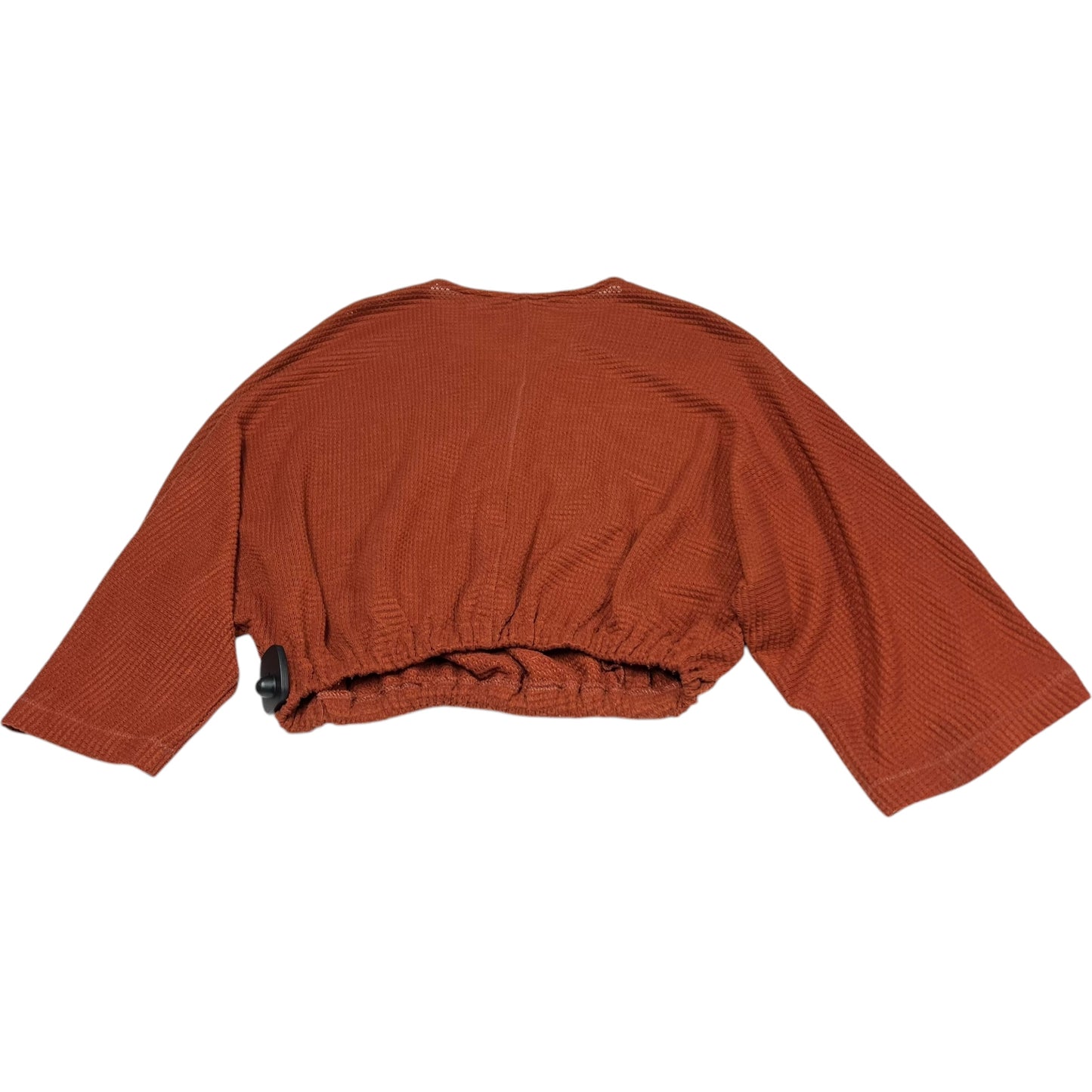 Top Long Sleeve By Good Luck Gem In Orange, Size: S