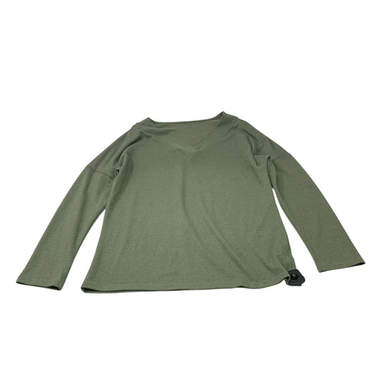 Top Long Sleeve Basic By Clothes Mentor In Green, Size: M