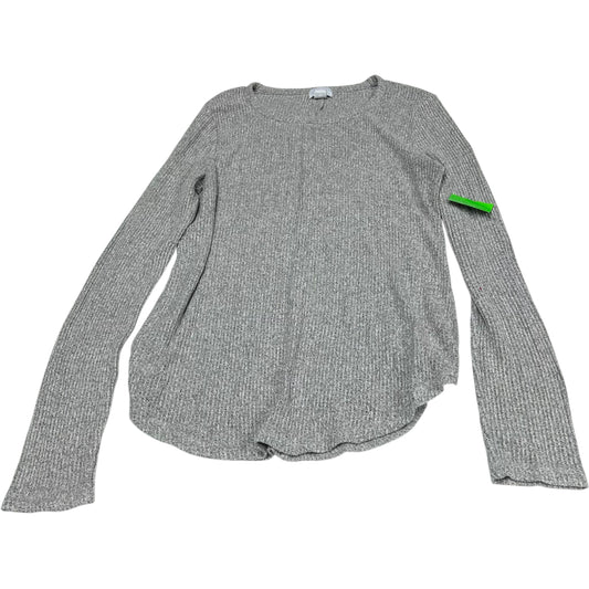 Top Long Sleeve Basic By Old Navy In Grey, Size: M