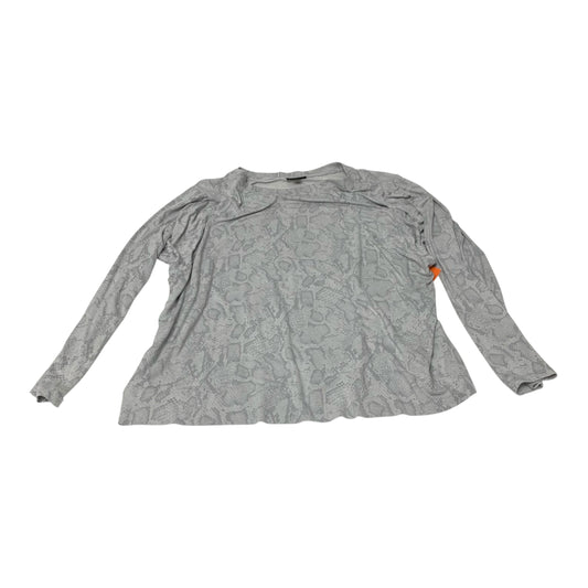 Top Long Sleeve By J. Jill In Grey, Size: L