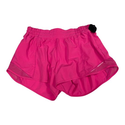 Athletic Shorts By Lululemon In Pink, Size: M