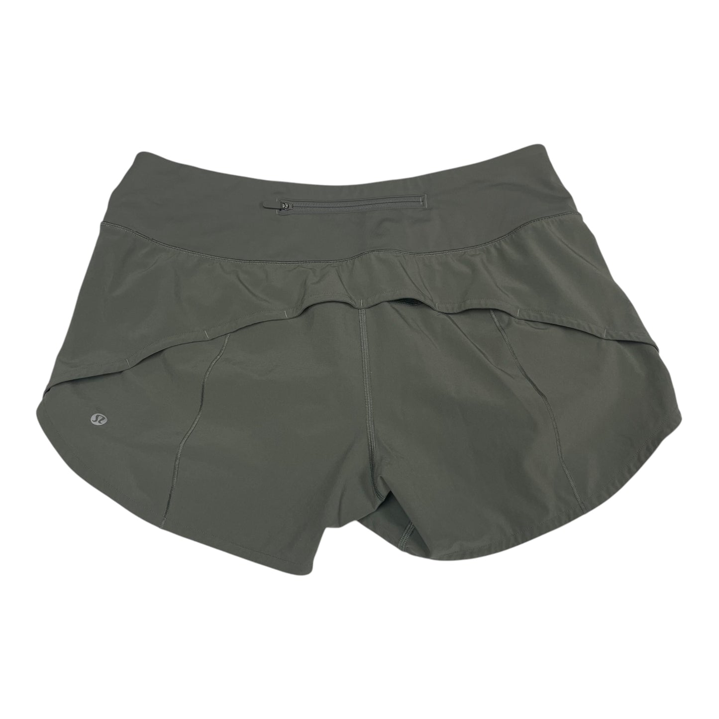 Athletic Shorts By Lululemon In Green, Size: M