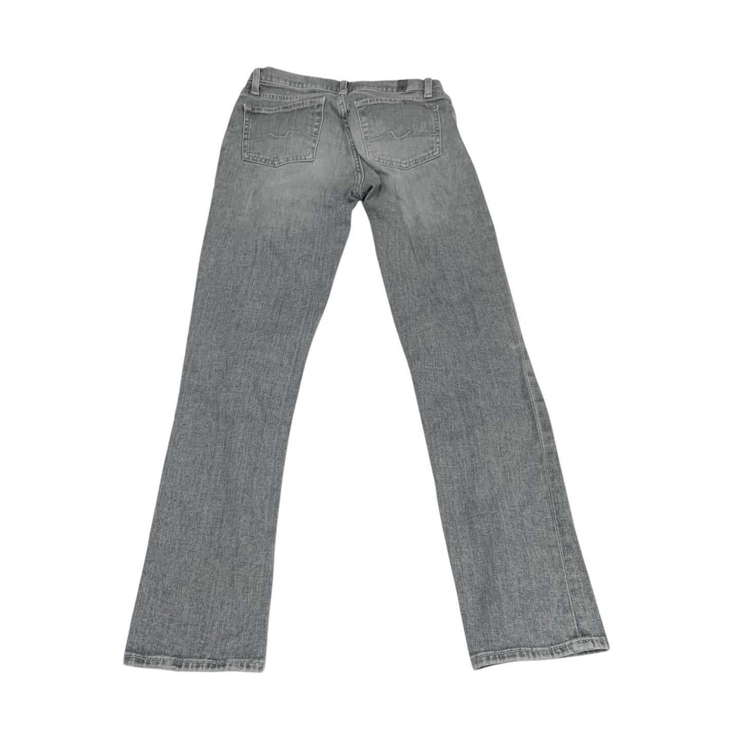 Jeans Skinny By 7 For All Mankind In Grey, Size: 0