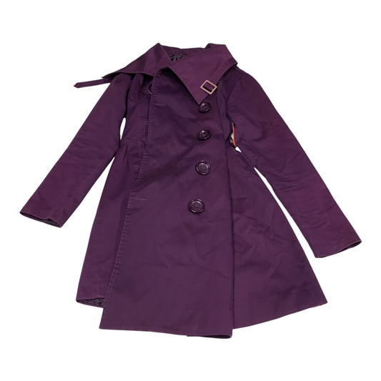 Coat Peacoat By Fuera De Serie In Purple, Size: M