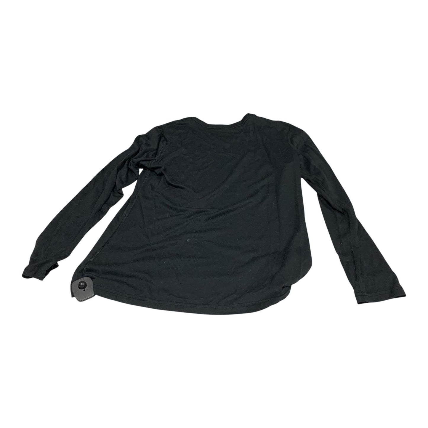 Athletic Top Long Sleeve Crewneck By Nike Apparel In Black, Size: M