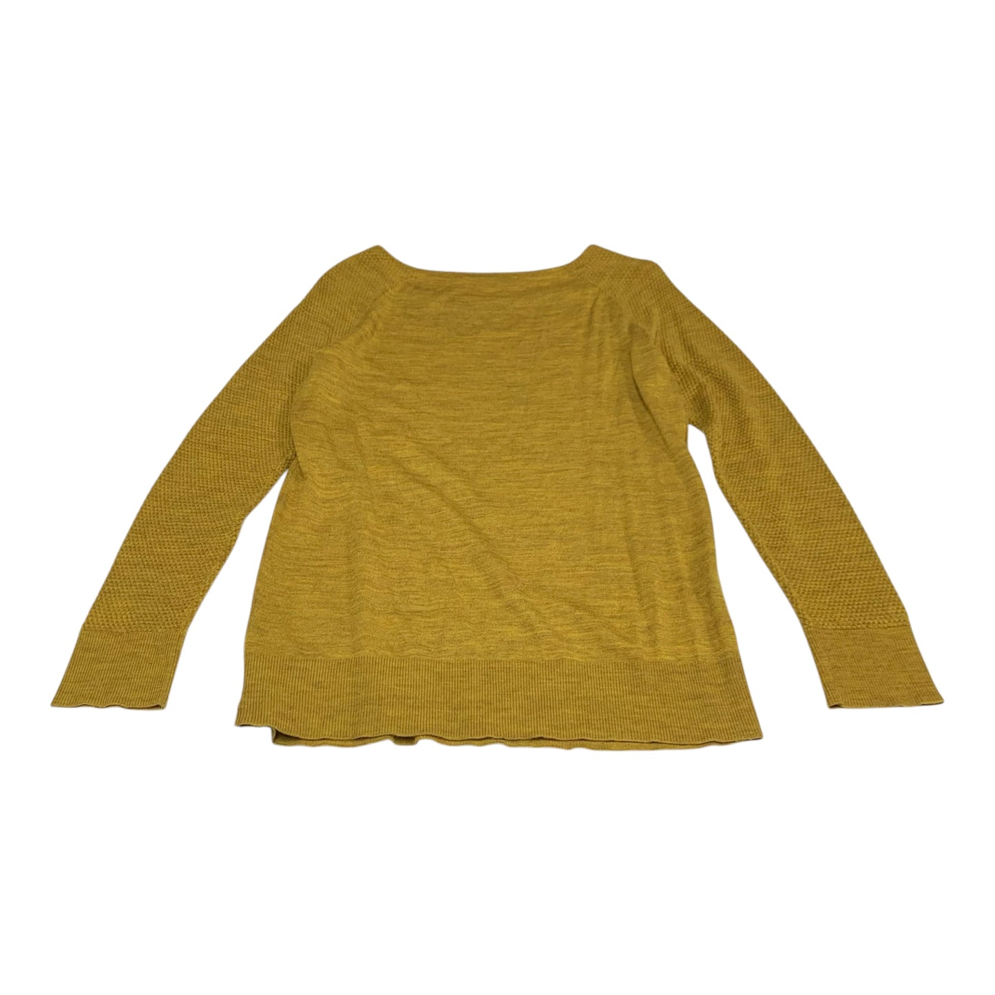 Top Long Sleeve By Loft In Yellow, Size: L