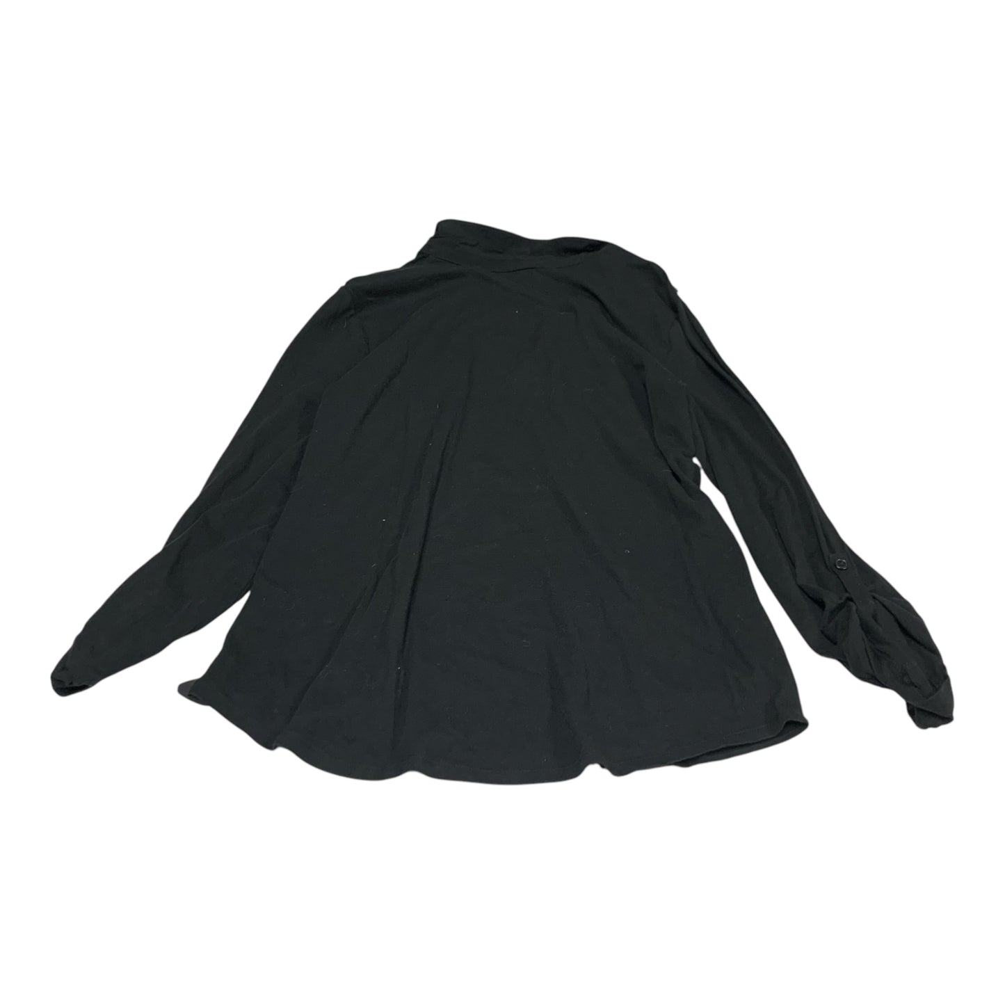 Top Long Sleeve By Loft In Black, Size: M