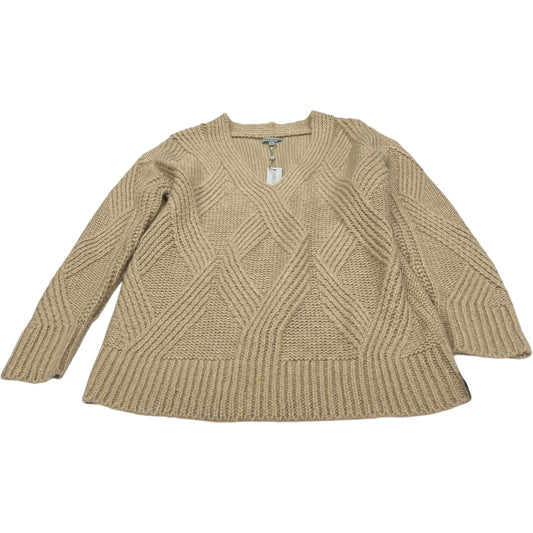 Sweater By Clothes Mentor In Brown, Size: L