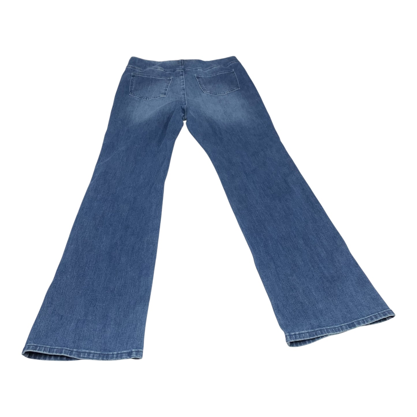 Jeans Straight By Soft Surroundings In Blue Denim, Size: L