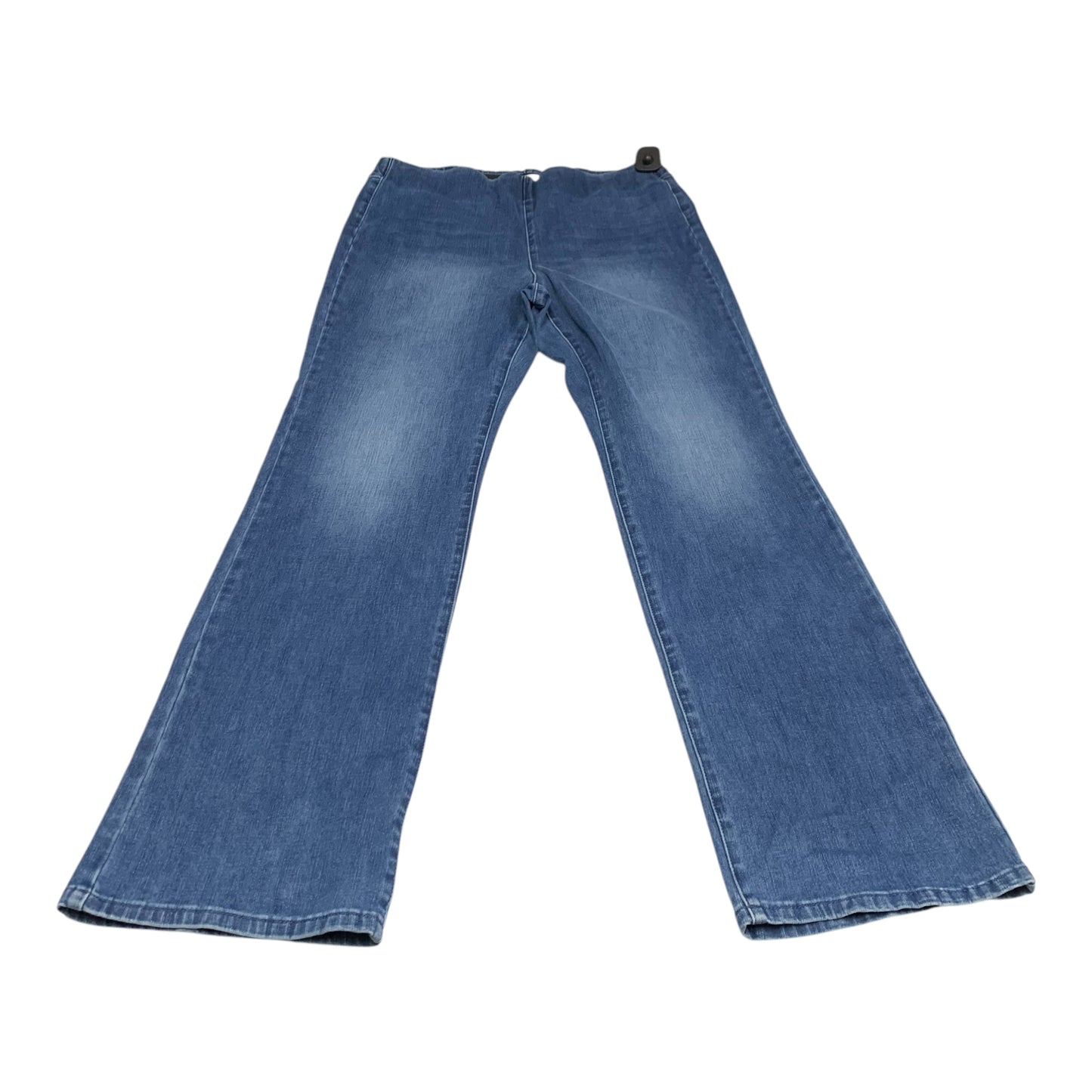 Jeans Straight By Soft Surroundings In Blue Denim, Size: L