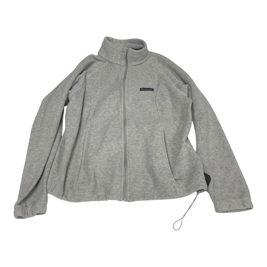 Jacket Fleece By Columbia In Grey, Size: Xl