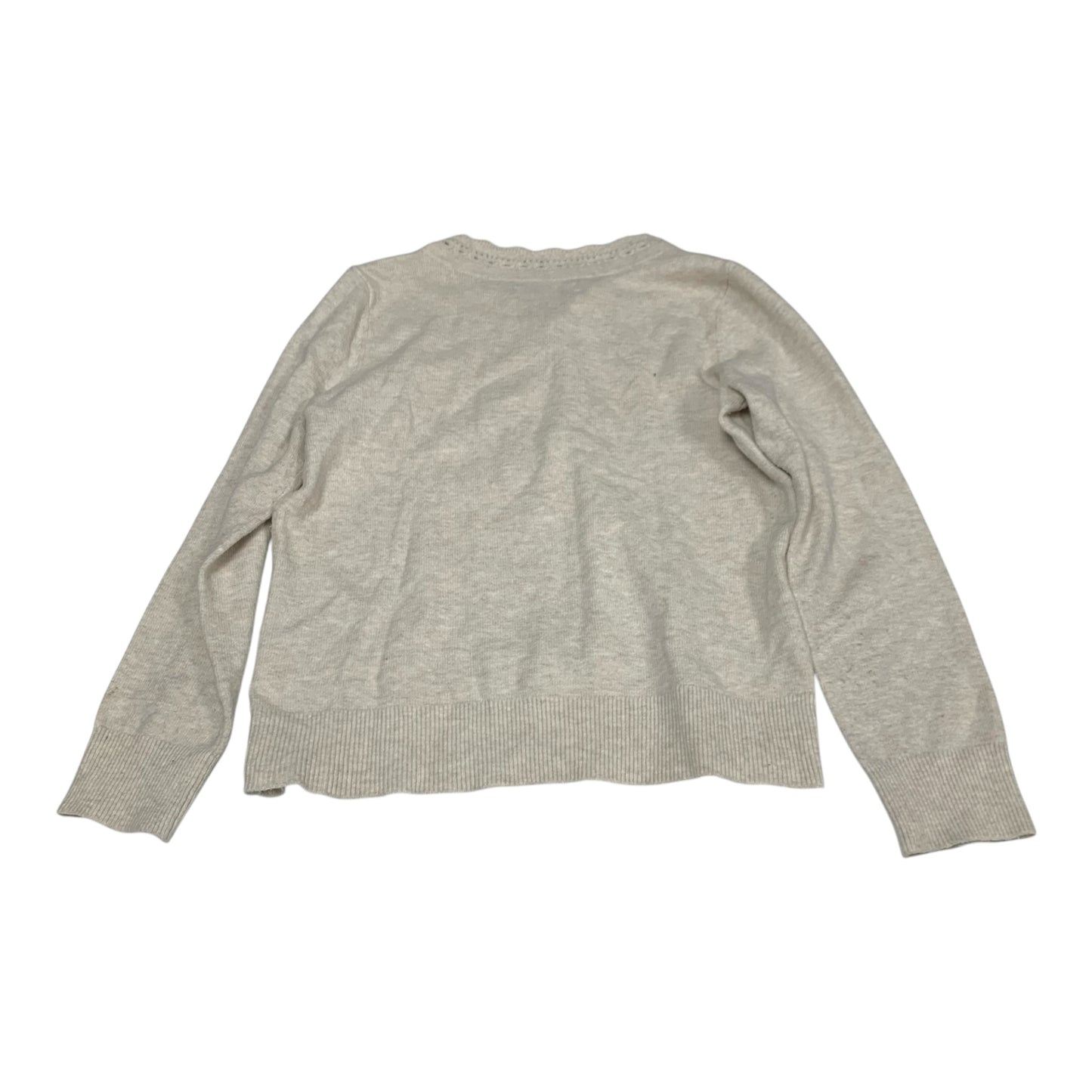 Sweater By Loft In Cream, Size: L